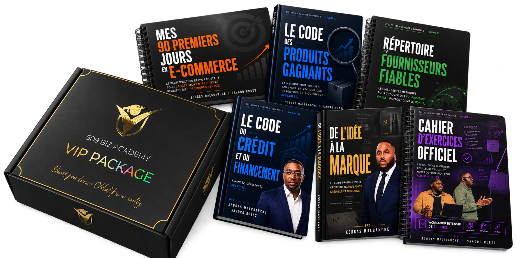 Kit VIP 509 BIZ ACADEMY — bwat la ak 6 liv fizik yo